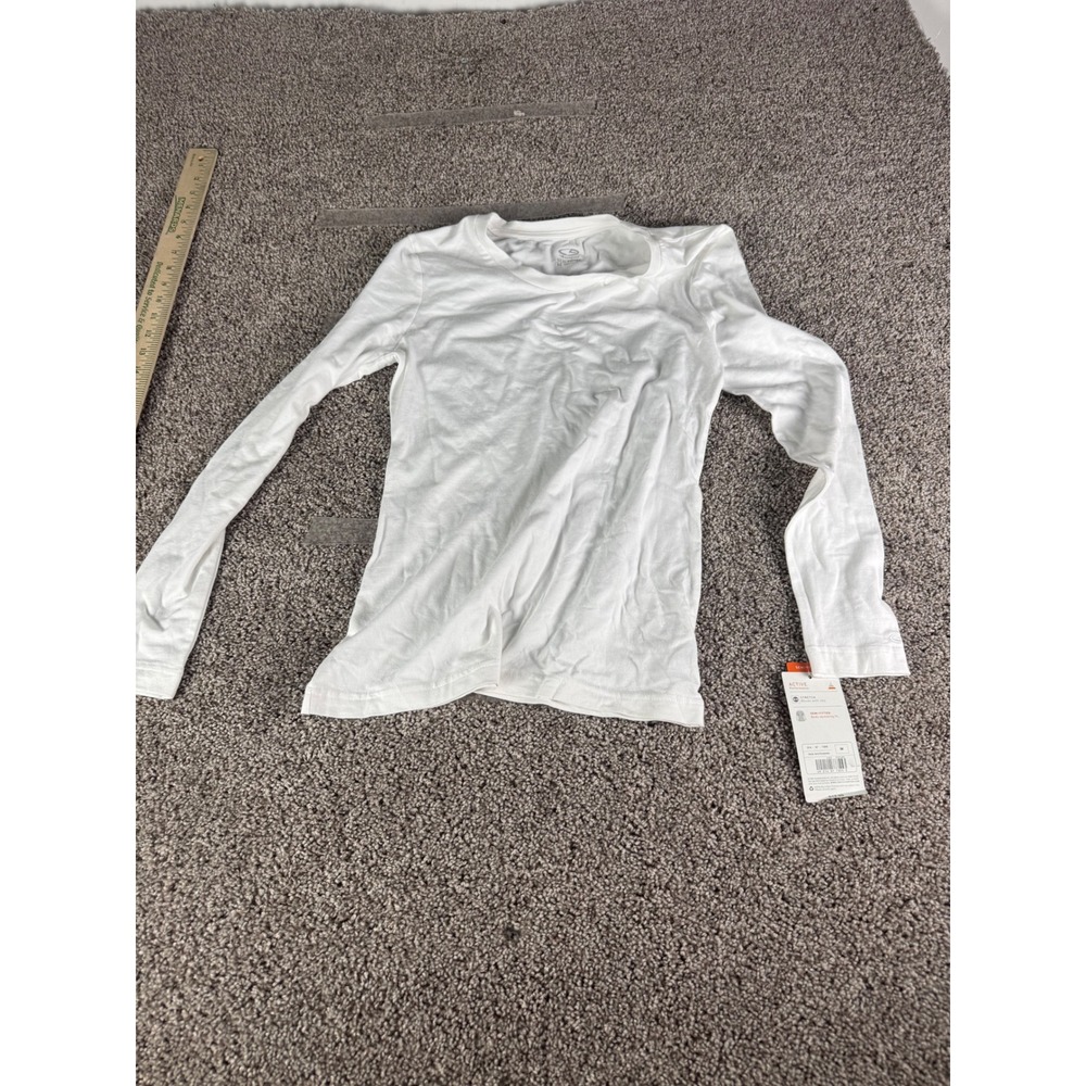 C9 by Champion Womens Active Performance Long Sleeve Shirt True White Medium NEW